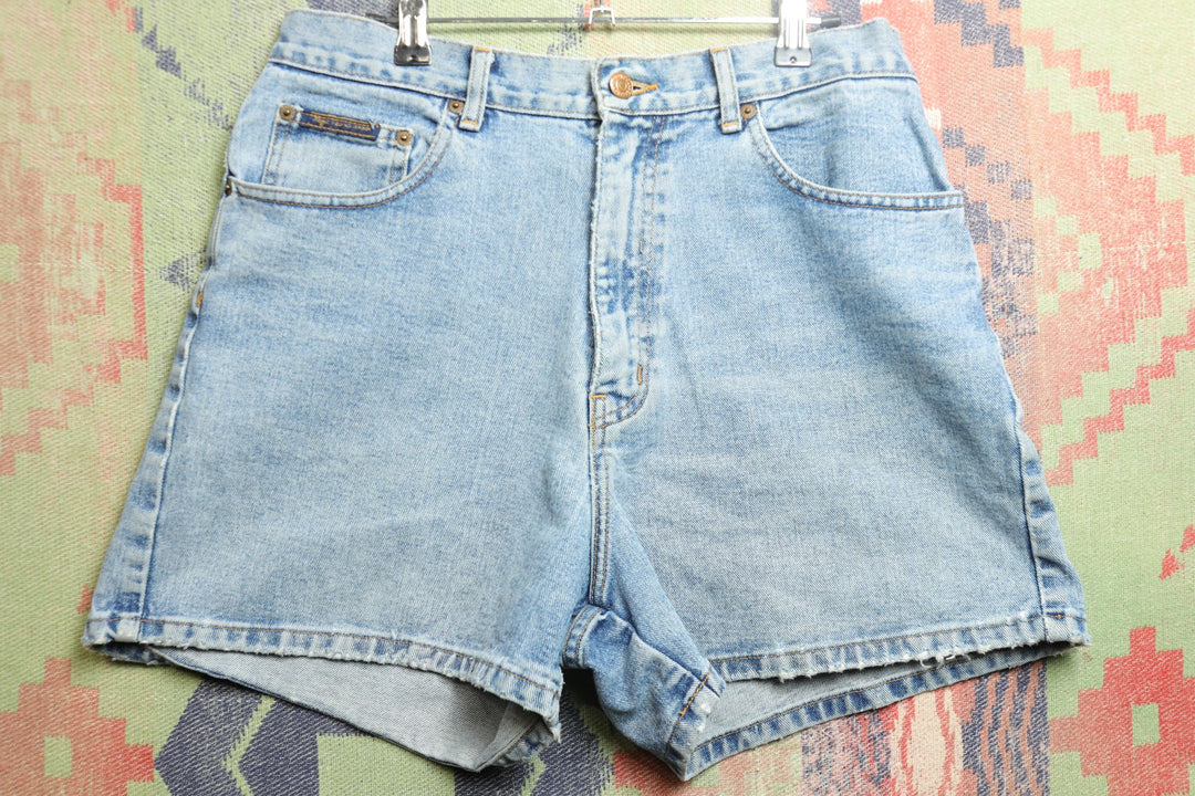 Pepe Jeans Vintage Embroidered Denim Shorts 90s 31