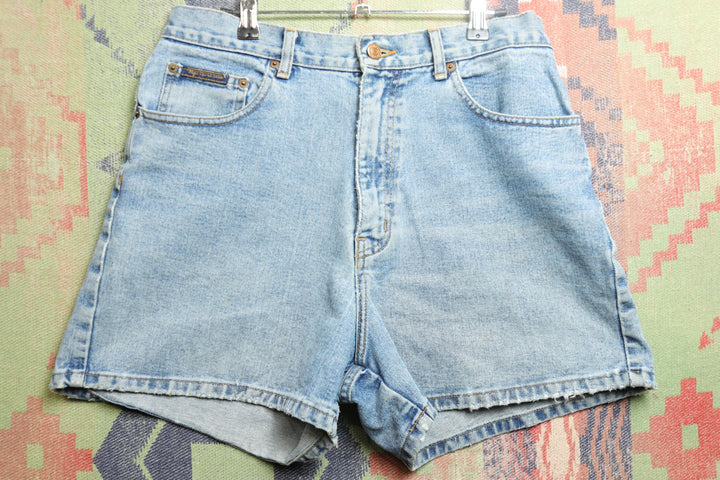 Pepe Jeans Vintage Embroidered Denim Shorts 90s 31