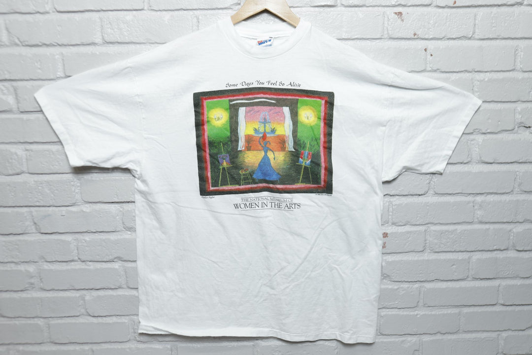Hollis Sigler Vintage Some Days You Feel So Alive T Shirt 90s XXl