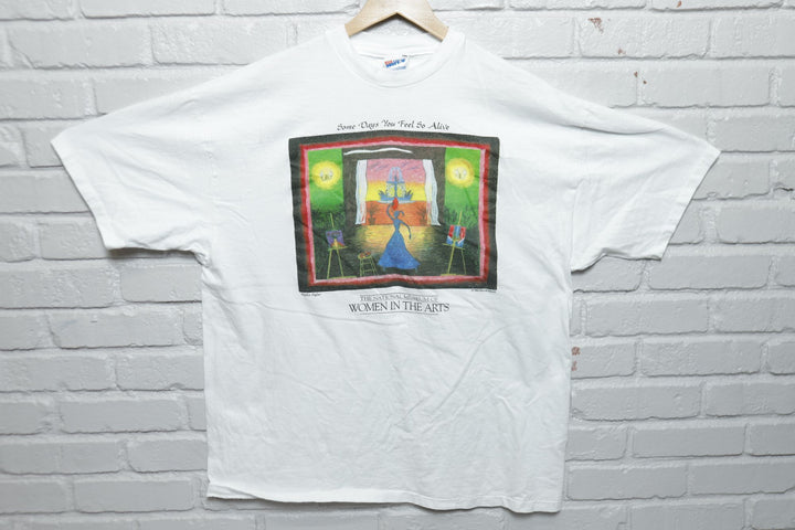Hollis Sigler Vintage Some Days You Feel So Alive T Shirt 90s XXl