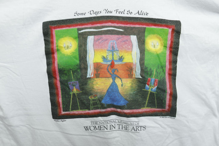Hollis Sigler Vintage Some Days You Feel So Alive T Shirt 90s XXl