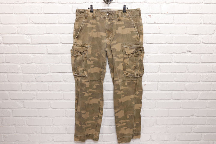 No Boundaries Vintage Camo Cargo Pants Y2k 2000s 38/31.5