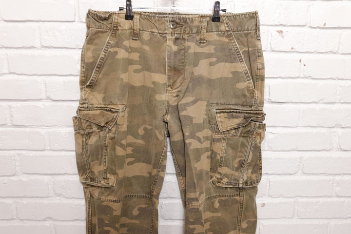 No Boundaries Vintage Camo Cargo Pants Y2k 2000s 38/31.5