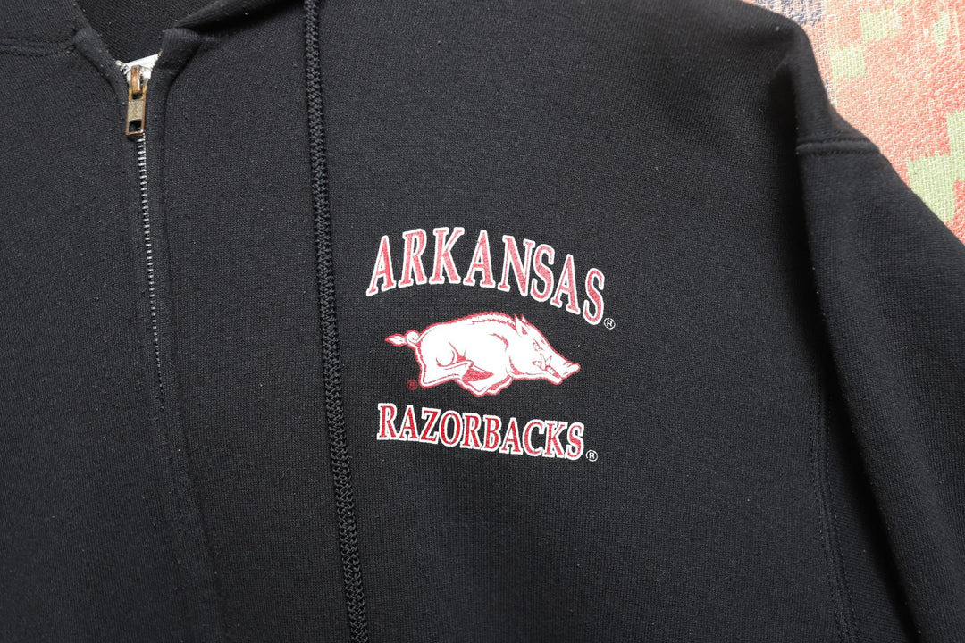 University of Arkansas Vintage Russell Hoodie XL 2000s