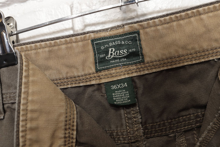 2000s Vintage GH Bass Work Pants Size 37/33