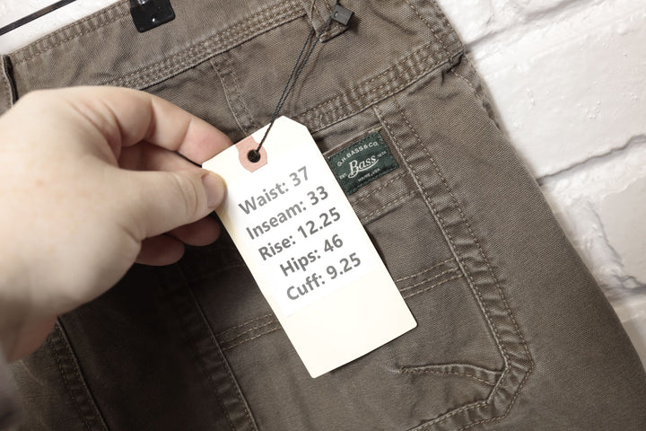 2000s Vintage GH Bass Work Pants Size 37/33