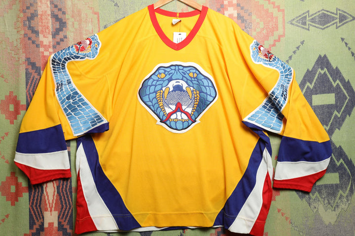 Columbus Cottonmouths Vintage Hockey Jersey XXL 90s