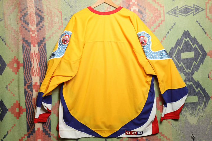 Columbus Cottonmouths Vintage Hockey Jersey XXL 90s