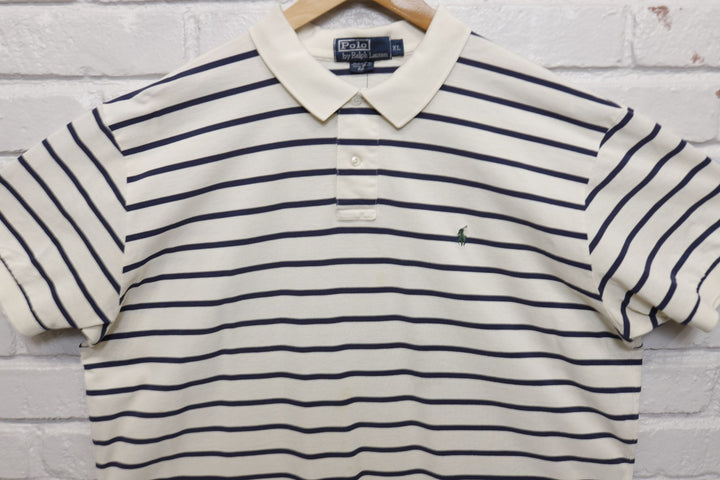 Polo Ralph Lauren Vintage Striped Polo Shirt XL 2000s