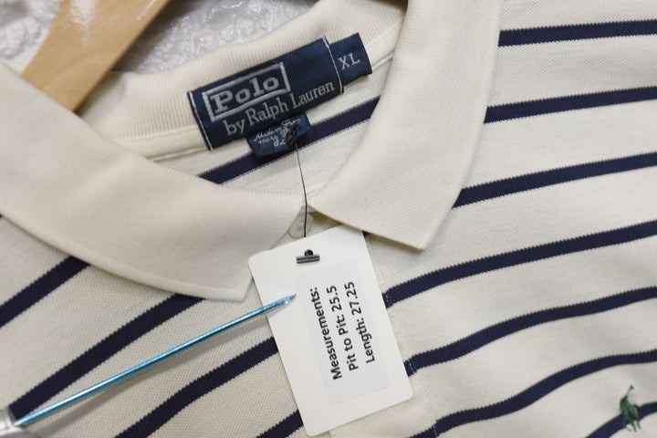 Polo Ralph Lauren Vintage Striped Polo Shirt XL 2000s