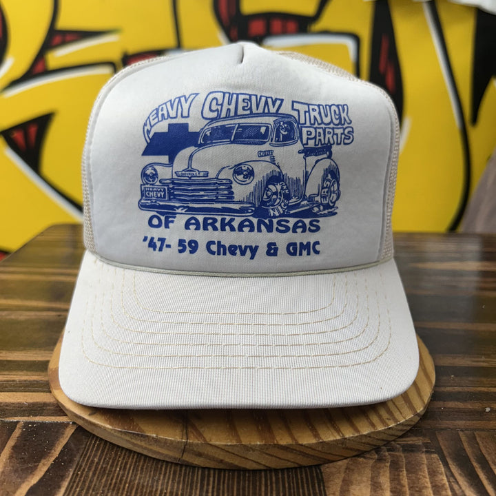 Heavy Chevy Truck Parts Vintage Snapback Truckr Hat 80s