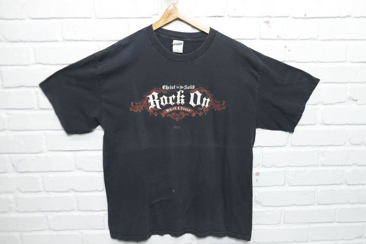Rock On Vintage Y2k Jesus T Shirt 2000s XL