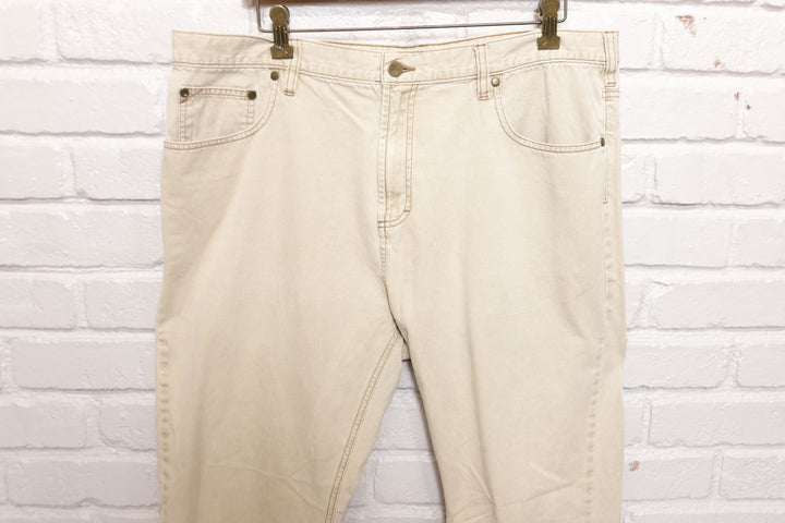 Orvis Vintage Tan Work Pants 2000s 39/31.5