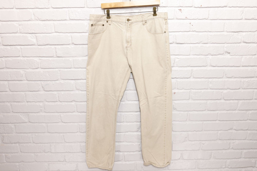 Orvis Vintage Tan Work Pants 2000s 39/31.5