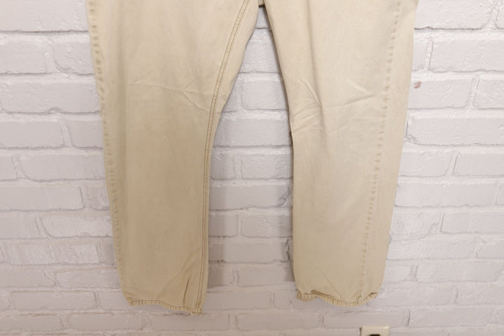 Orvis Vintage Tan Work Pants 2000s 39/31.5