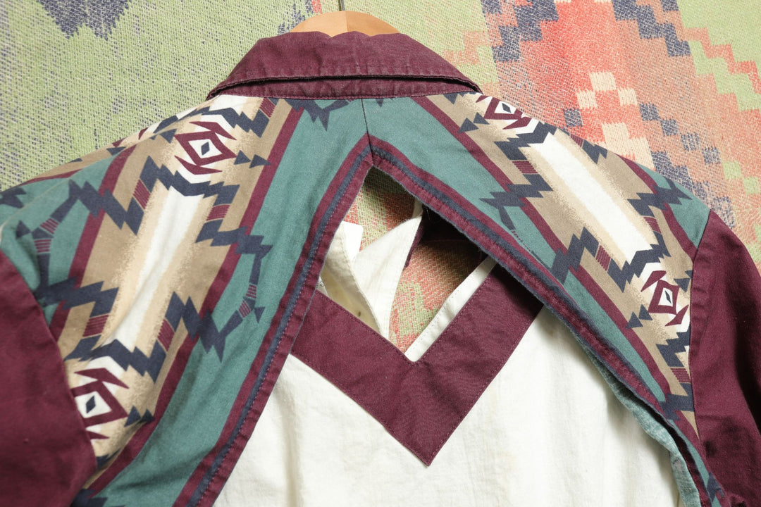 Women's Roper Vintage Cut Out Western Shirt Medium 90s