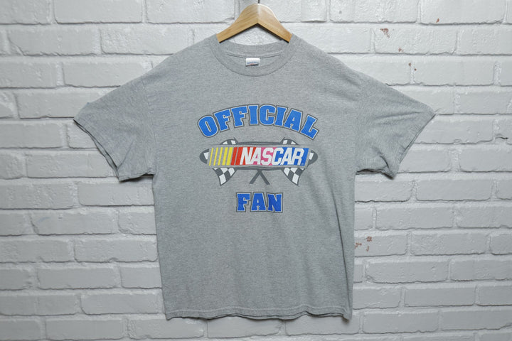 Official Nascar Fan Vintage Racing T Shirt 2000s Large