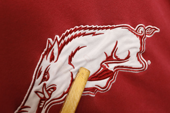 Arkansas Razorbacks Vintage Embroidered Sweatshirt 2000s Small