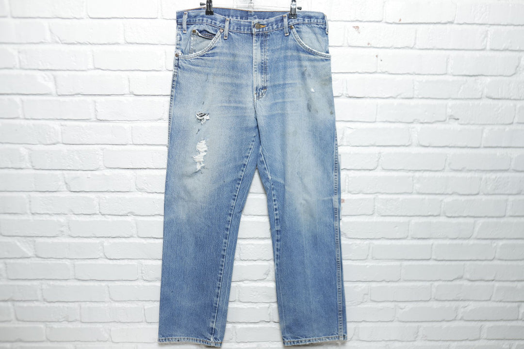 Dickies Vintage Distressed Faded Jeans 2000s 36/32