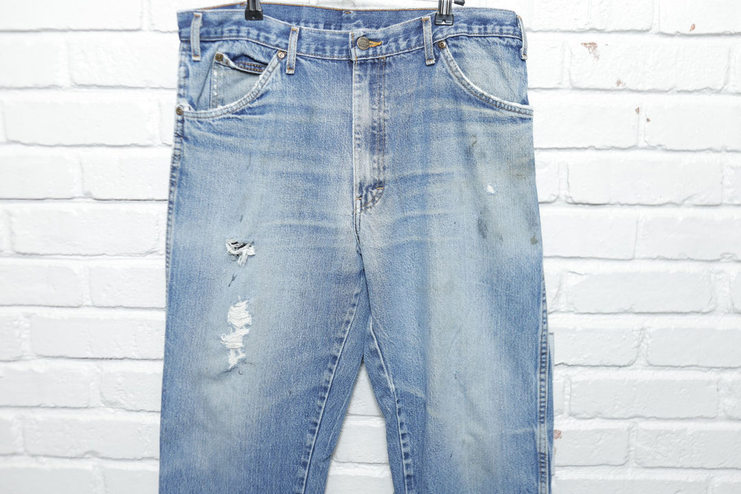 Dickies Vintage Distressed Faded Jeans 2000s 36/32