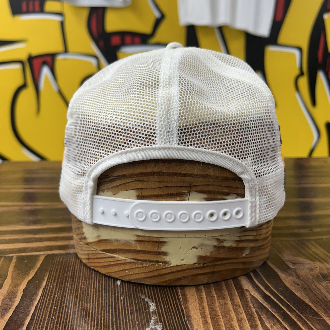 Levi Garrett Racing Vintage 3 Stripe Snapback Trucker Hat 80s