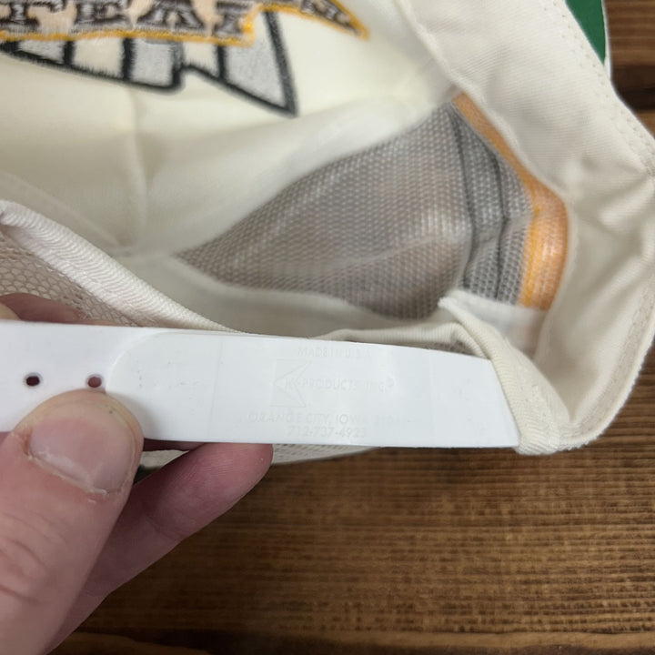 Levi Garrett Racing Vintage 3 Stripe Snapback Trucker Hat 80s