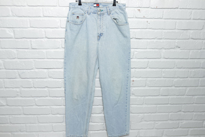 Tommy Hilfiger Vintage Baggy Light Wash Jeans 90s 31/29.5