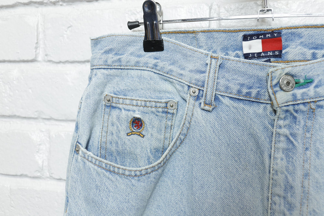 Tommy Hilfiger Vintage Baggy Light Wash Jeans 90s 31/29.5