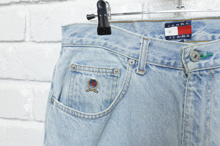 Tommy Hilfiger Vintage Baggy Light Wash Jeans 90s 31/29.5