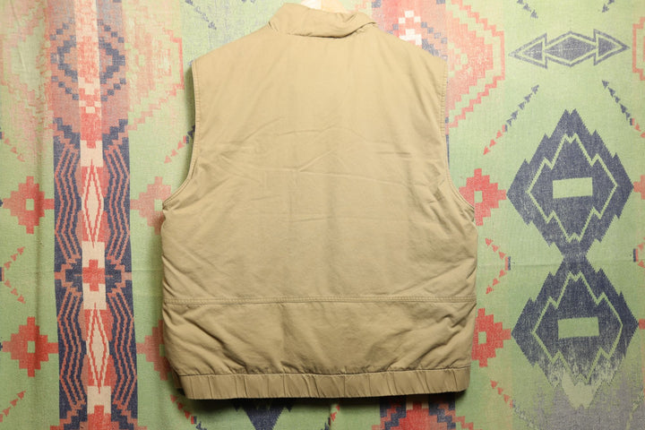Eddie Bauer Vintage Flannel Lined Vest 90s XL