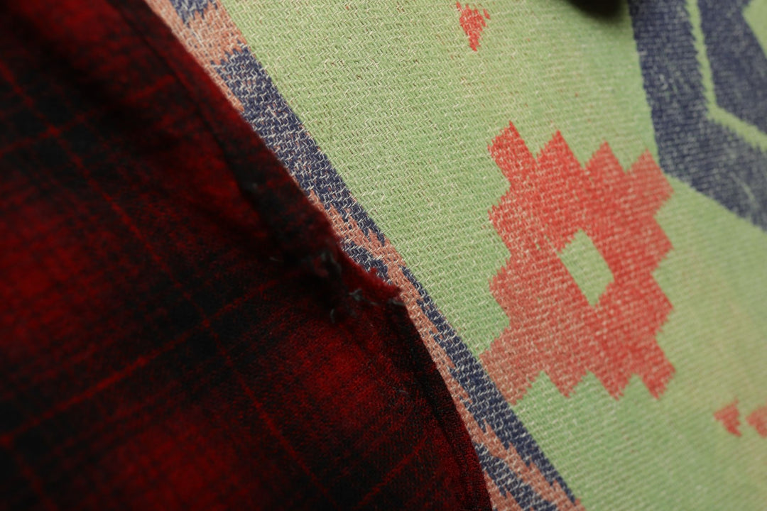 1940s Pendleton Wool Vintage Plaid Shirt Medium 40s True Vtg