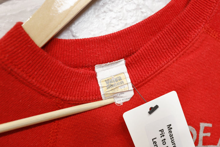 University of New Mexico Vintage Flocked Sweatshirt 80s YOUTH 6-8