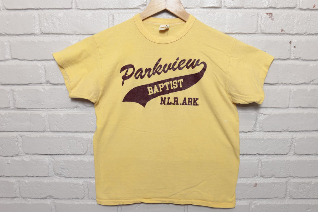 Russell Parkview Baptist Vintage T Shirt 70s Medium Little Rock Arkansas