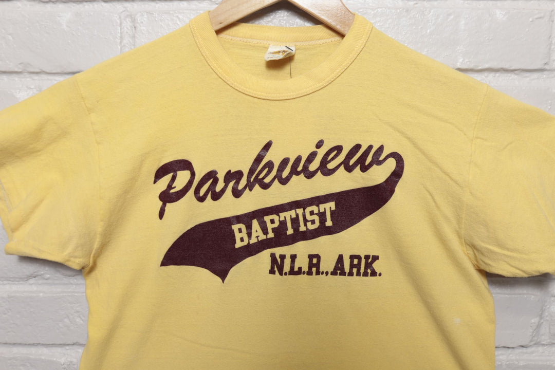 Russell Parkview Baptist Vintage T Shirt 70s Medium Little Rock Arkansas