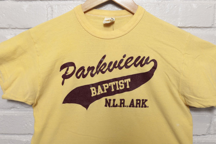 Russell Parkview Baptist Vintage T Shirt 70s Medium Little Rock Arkansas