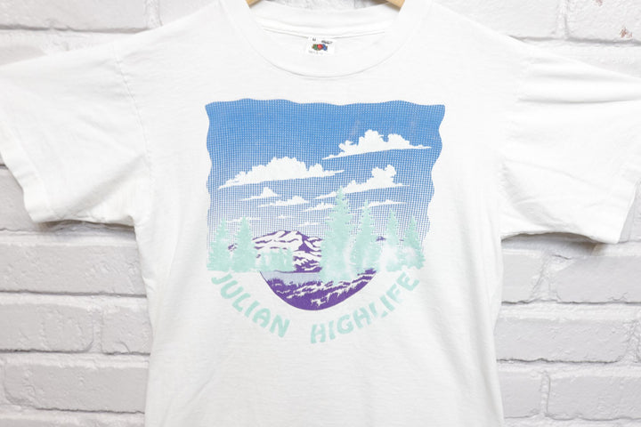Julian Highlife Vintage Mountains T Shirt 90s Medium