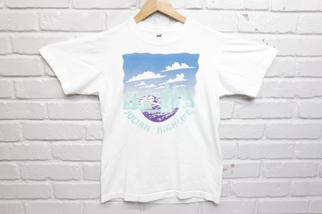 Julian Highlife Vintage Mountains T Shirt 90s Medium