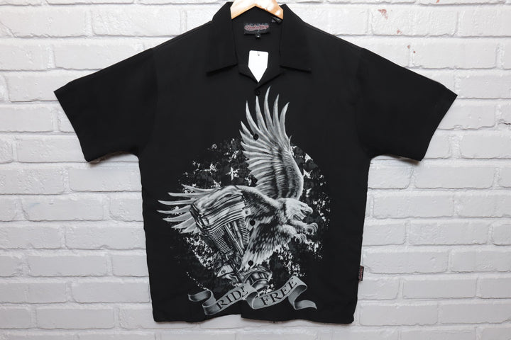 Ride Free Eagle Vintage Shirt Medium 2000s