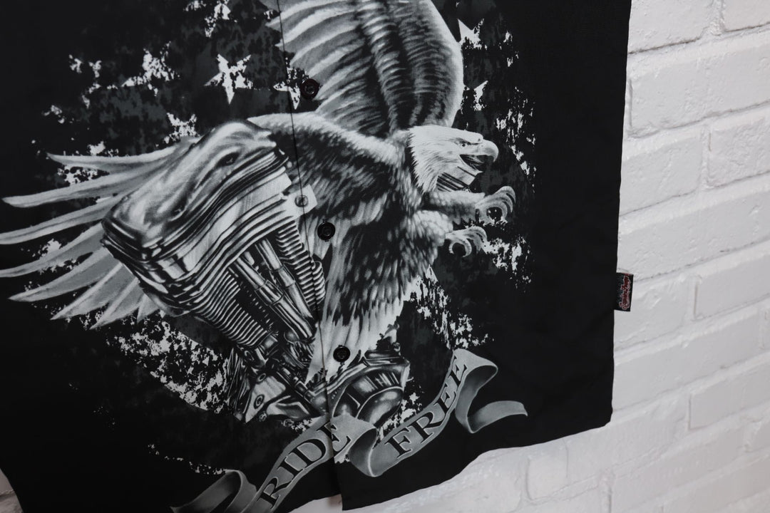 Ride Free Eagle Vintage Shirt Medium 2000s
