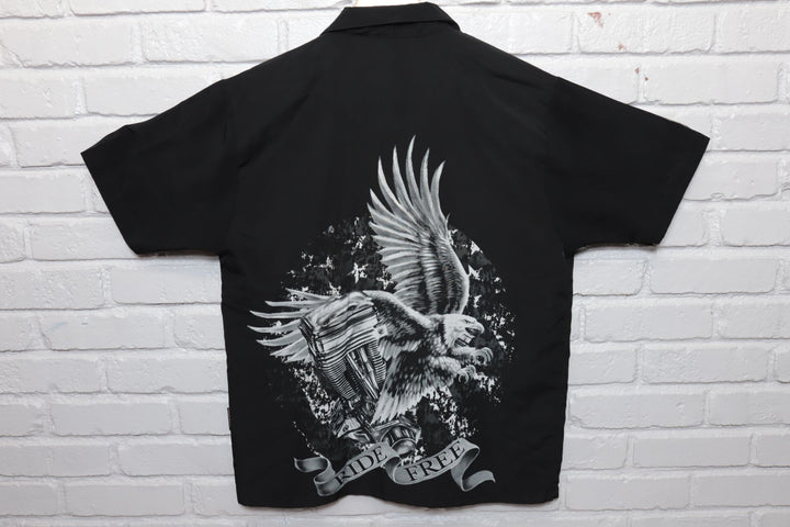 Ride Free Eagle Vintage Shirt Medium 2000s