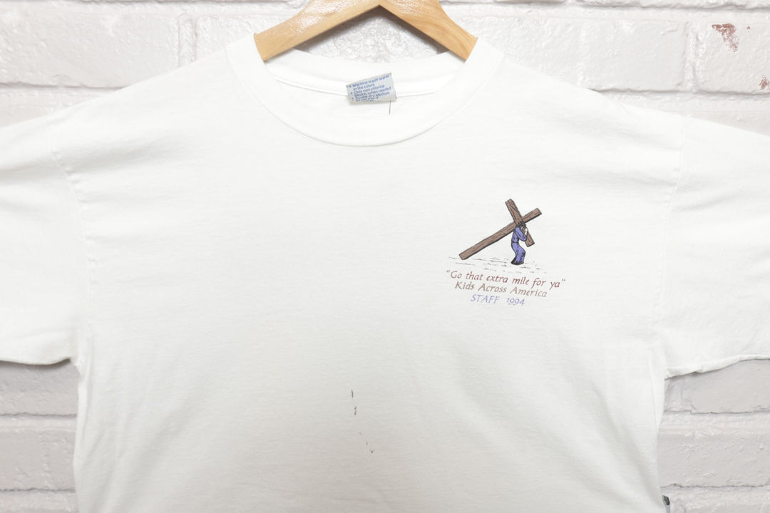 90s Vintage Cross For All Colors Jesus T Shirt Size XL