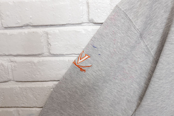 Virginia Vintage Distressed Hoodie XL 2000s
