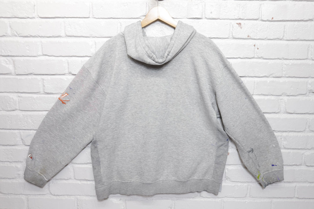 Virginia Vintage Distressed Hoodie XL 2000s