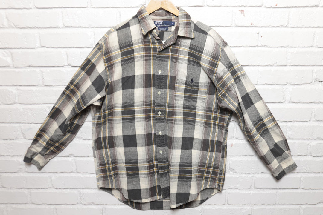 Polo Ralph Lauren Vintage Plaid Shirt 2000s  Medium