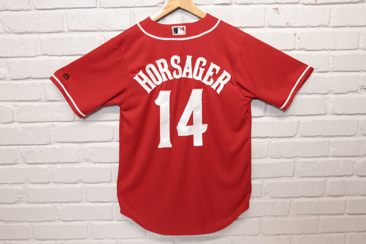 Cincinnati Reds Horsager Baseball Jersey Size Small