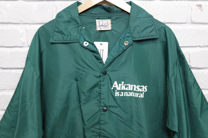 Arkansas Is Natural Vintage Coaches Jacket 80s Large