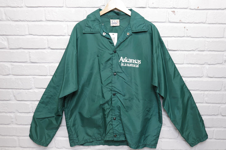 Arkansas Is Natural Vintage Coaches Jacket 80s Large