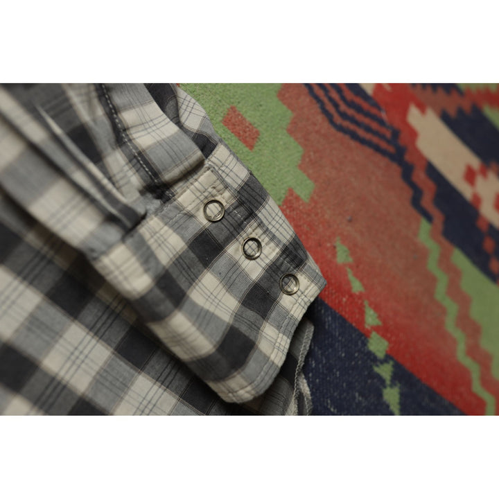 Wrangler Vintage Plaid Pearl Snap Shirt Large 2000s