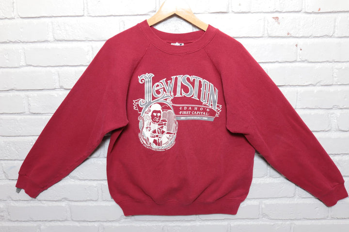 90s Vintage Lewiston Idaho's First Capital Sweatshirt Size Large