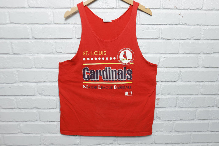 St Louis Cardinals Vintage Tank Top Large 90s